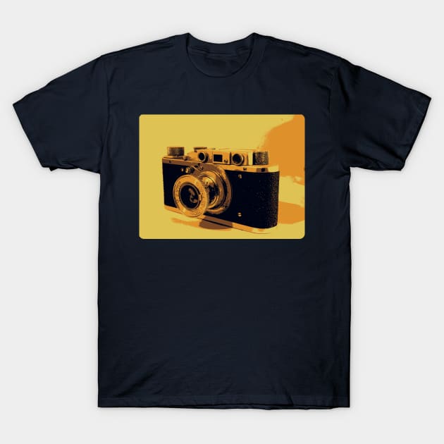 Vintage Camera T-Shirt by Retropenguin